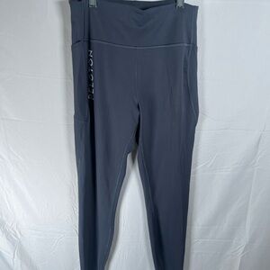 Women’s Peloton‎ blue/gray Medium Leggings With Side Pockets